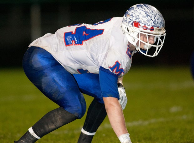 Maverick Wolfley of Morgantown is staying home and signed with West Virginia.