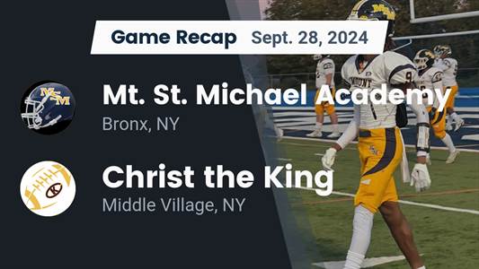 Football Recap: Christ the King Comes Up Short