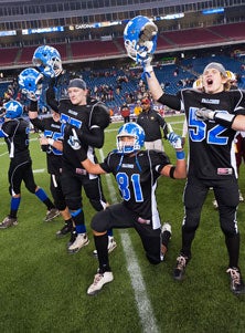 Mashpee capped a 13-0 season with abig victory over Cardinal Spellman.