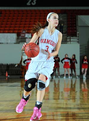 Lanie Page crafted her game by playing against older,bigger players.