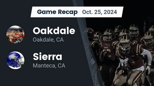 Football Recap: Sierra Takes a Loss