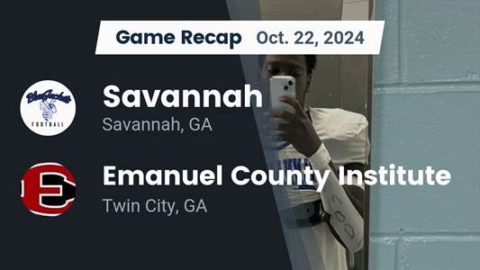 Football Recap: Savannah Comes Up Short