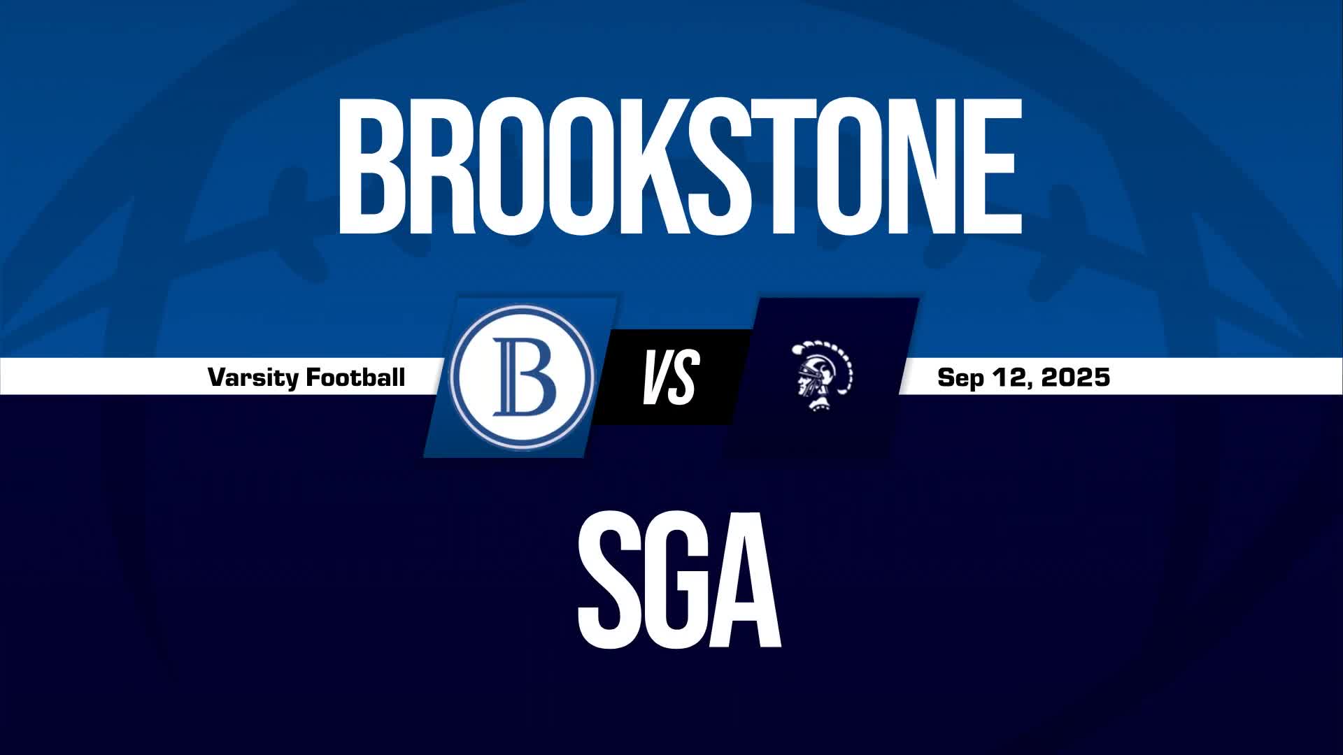 Football Recap: Brookstone's  Victory  on Friday Extends Winning