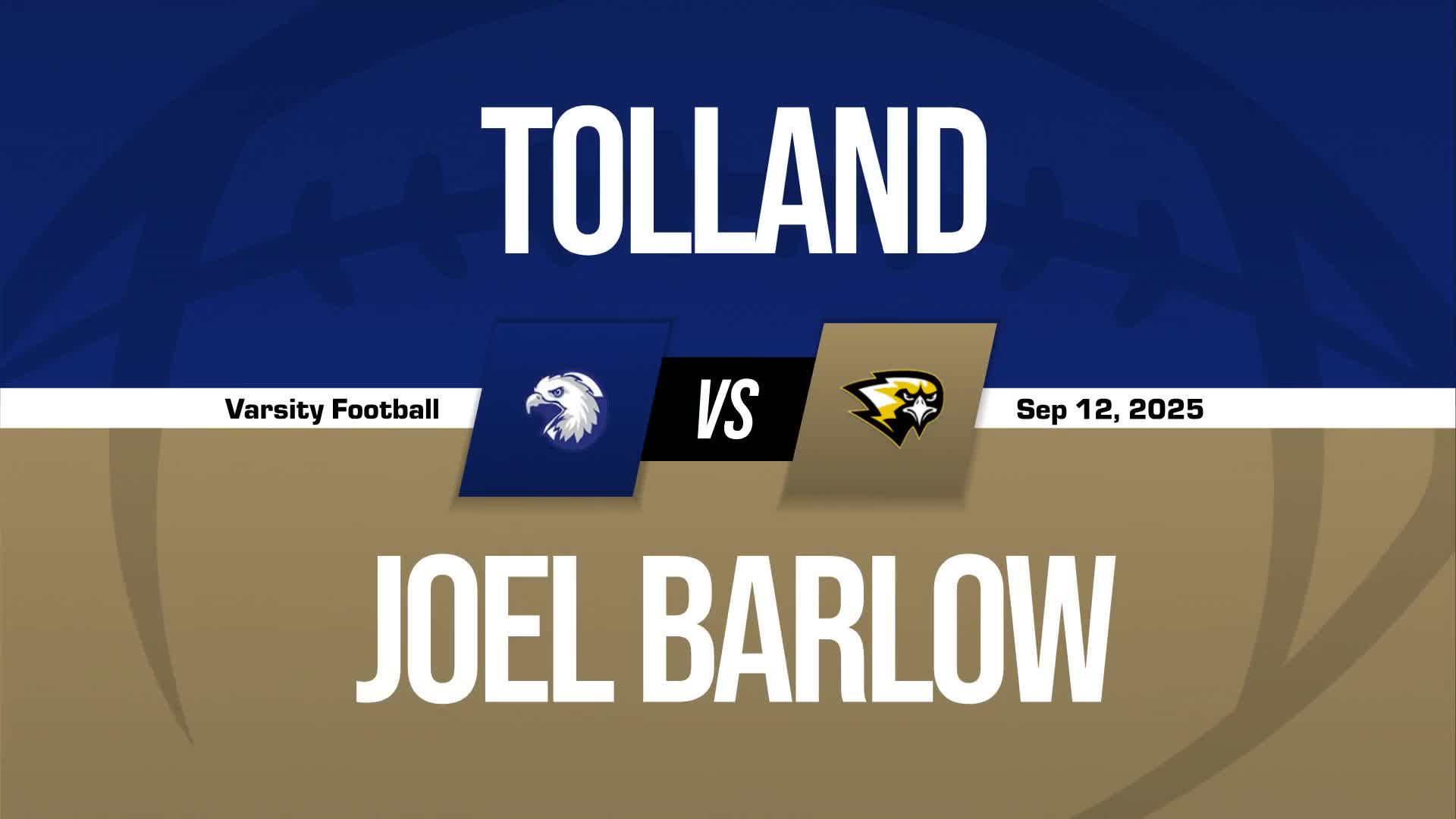 Football Game Preview: Joel Barlow Falcons vs. Brookfield Bobcat