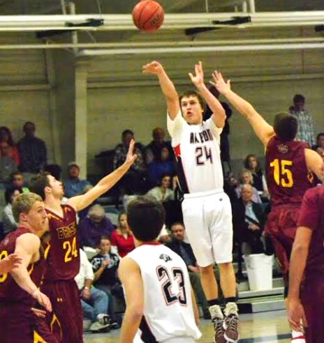 Akron senior Brady Baer (24) has been a scoring machine for the Rams since his freshman year. He is averaging 31.1 points, which included a 55-point effort Jan. 18.