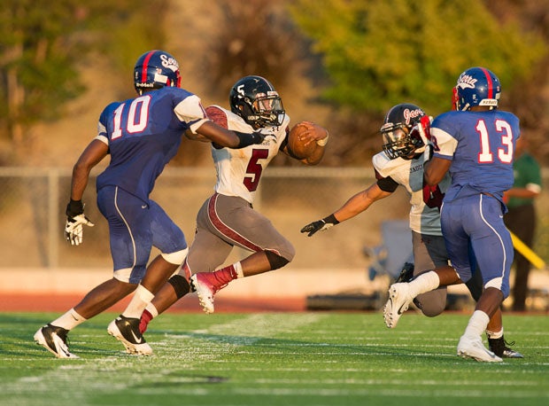 Taren Morrison, of Desert Ridge, rushed for 38 touchdowns in 2013. 