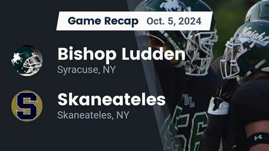 Football Recap: Jahbari Clarke Leads Bishop Ludden to Victory over Skaneateles