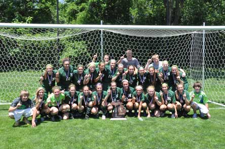 Novi (Mich.) is the mythical national spring girls soccer champion, capping it off with a 1-0 triumph in the Michigan Division 1 title match at Michigan State University.