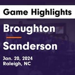 Basketball Game Preview: Broughton Capitals vs. Sanderson Spartans
