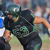 Tommy Schutt is fierce 300-pound
pass-rusher.
