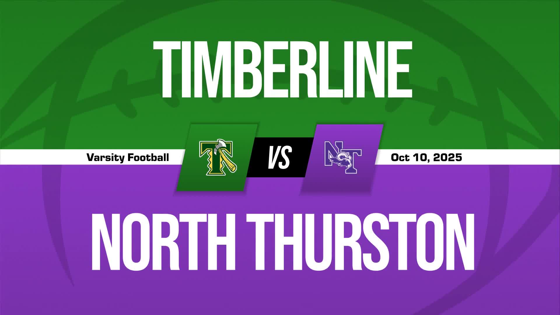 Football Recap: Timberline Comes Up Short