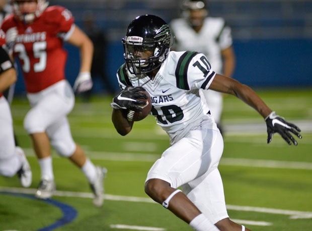 Connally wide receiver Ernest Musue leads the Cougars into action this week against Cedar Park.