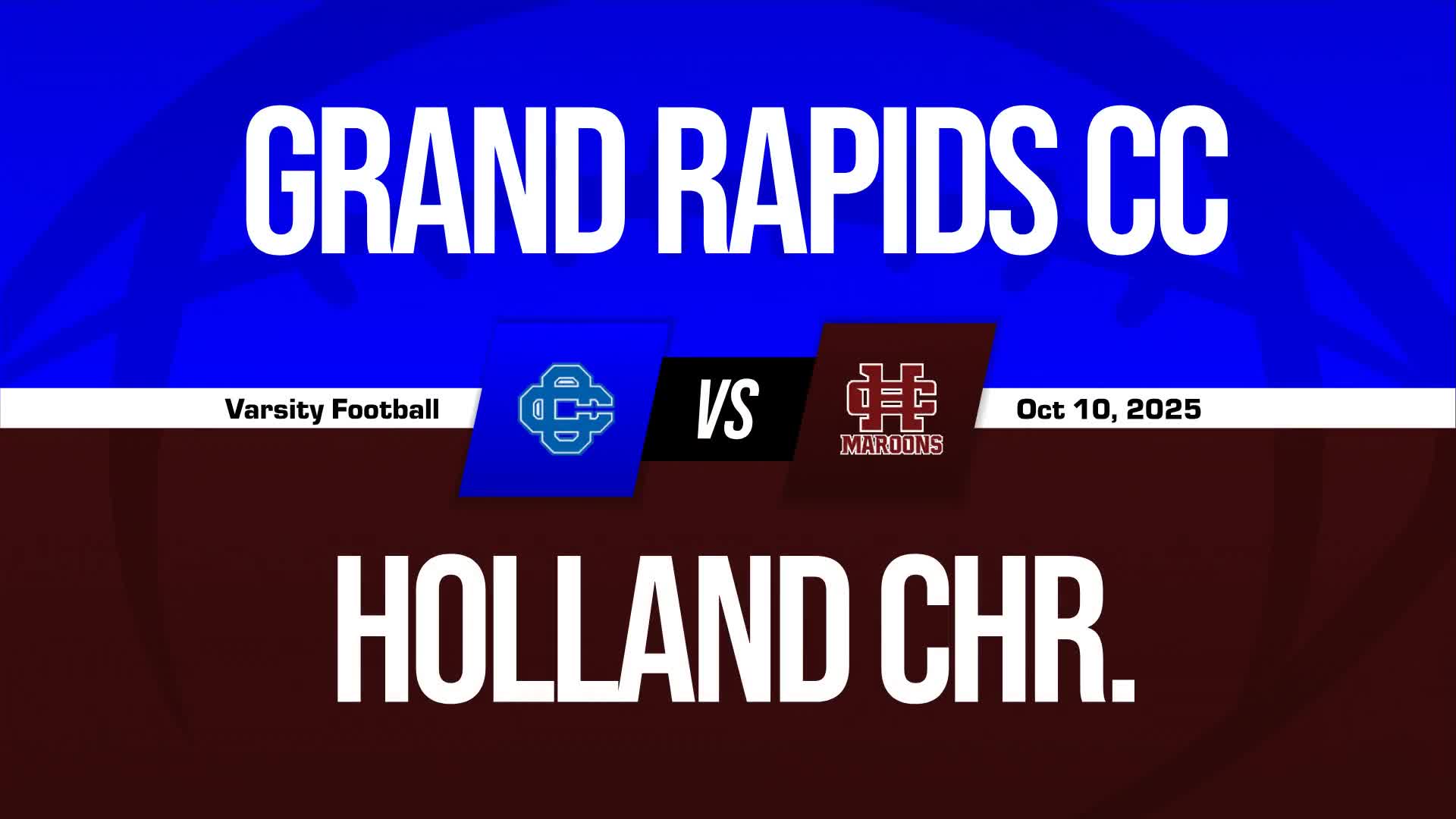Football Game Preview: Holland Christian Maroons vs. Thornapple Kellogg Trojans + How To Watch