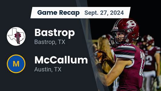 Football Recap: Bastrop Piles Up the Points Against Pflugerville