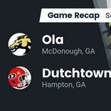 Football Game Recap: Ola vs. Locust Grove