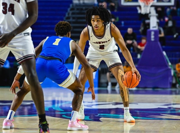 Regarded as the No. 2 prospect in the Class of 2024, Harper sparked the Ironmen with 15 points in the second half. (Photo: Euguene Alonzo)
