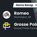 Football Game Recap: Grand Blanc Bobcats vs. Romeo Bulldogs