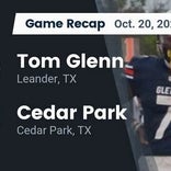 Football Game Recap: Cedar Park Timberwolves vs. Glenn Grizzlies