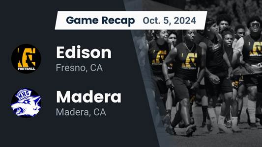 Football Recap: Madera's Winning Streak Snapped at Five Games