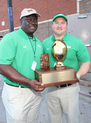 Rhett Stallworth (right), Yuma Catholic