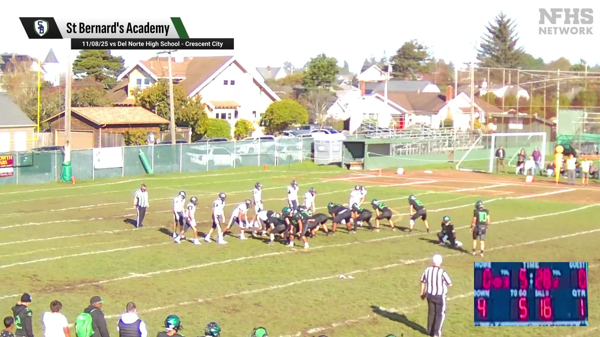 Football Recap: Lachlan Royston's Big Game Can't Quite Lead San Rafael over St. Bernard's + How To Watch