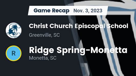 Christ Church Episcopal skates past Ridge Spring-Monetta with ease