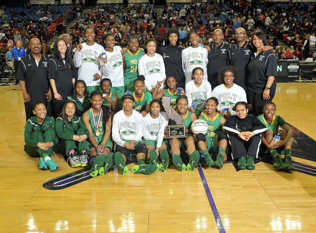Long Beach Poly celebrated a state title in California and stays at No. 4.