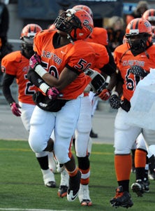 The love for each other, the community
and the school has carried Clairton,
said senior center Carvan Thompson.