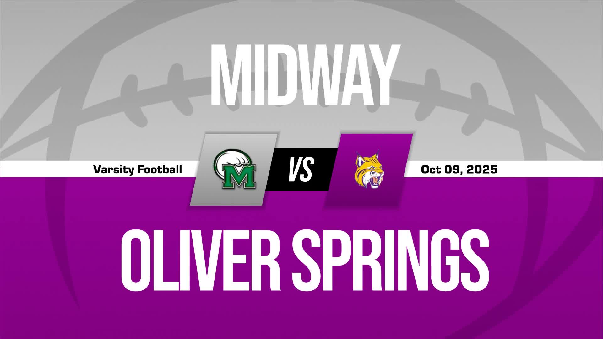 Football Recap: Oliver Springs Piles Up the Points Against Harriman + How To Watch