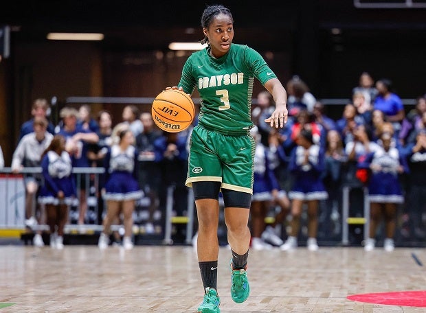 Danielle Carnegie of Grayson is the 2023-24 Georgia MaxPreps Player of the Year. The 5-foot-9 senior guard led the Rams to a 32-0 record and Georgia Class AAAAAAA title. (Photo: Cecil Copeland)
