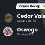 Football Game Preview: Cedar Vale/Dexter Spartans vs. Oswego Indians