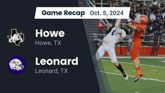 Football Recap: Leonard Comes Up Short