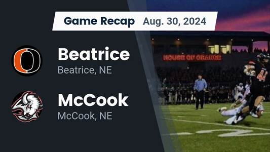 Football Recap: Tristan Campbell Leads Mccook to Victory over Au