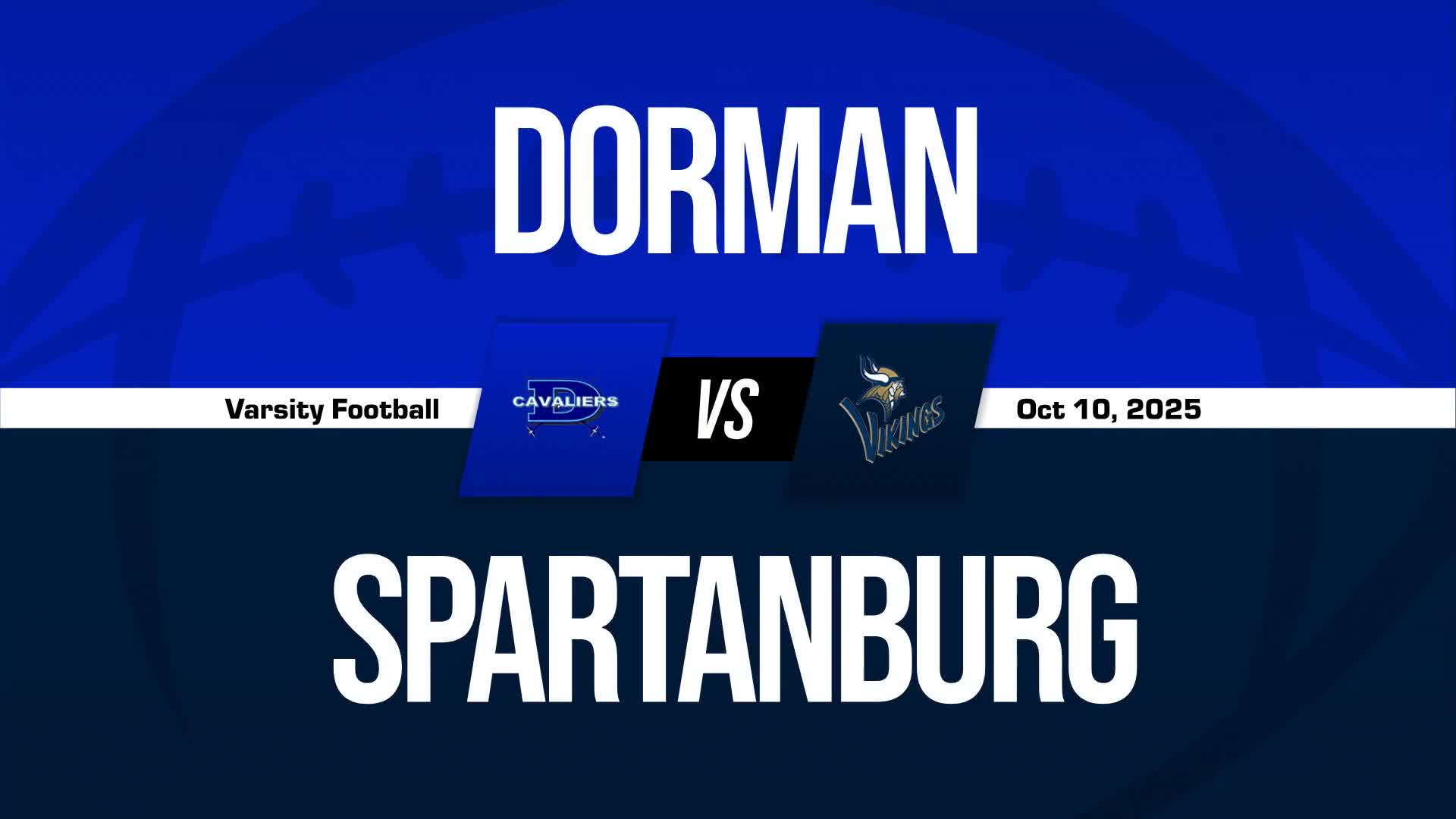 Football Game Preview: Dorman Cavaliers vs. Gaffney Indians