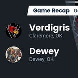 Football Game Recap: Dewey Bulldoggers vs. Verdigris Cardinals