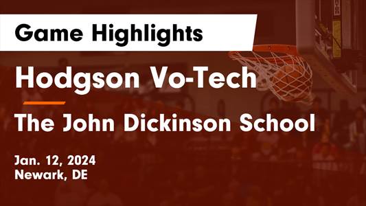 Basketball Game Preview: Hodgson Vo-Tech Eagles vs. St. Georges Tech Hawks