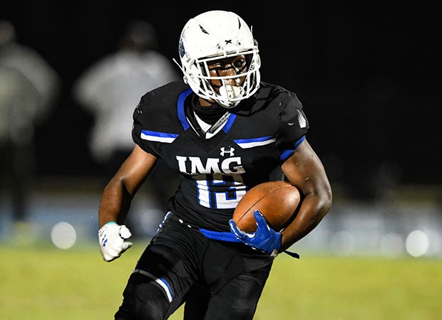 IMG running back Kaytron Allen had three rushing touchdowns in the victory. 