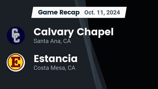 Football Recap: Estancia's Luck Takes a Turn for the Worse  on F