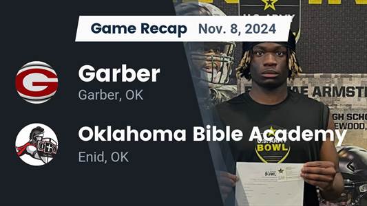 Football Recap: Brett Howry Leads Garber to Victory over Oklahom