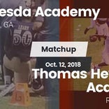 Football Game Recap: Bethesda Academy vs. Thomas Heyward Academy