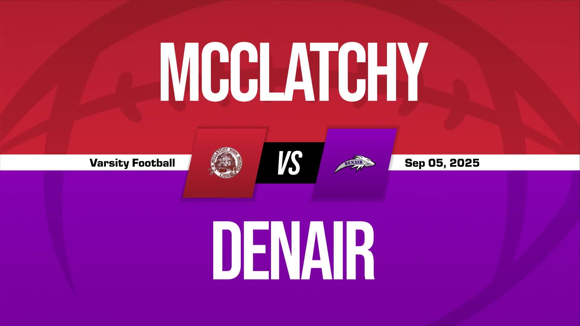 Football Recap: McClatchy Takes a Loss + How To Watch