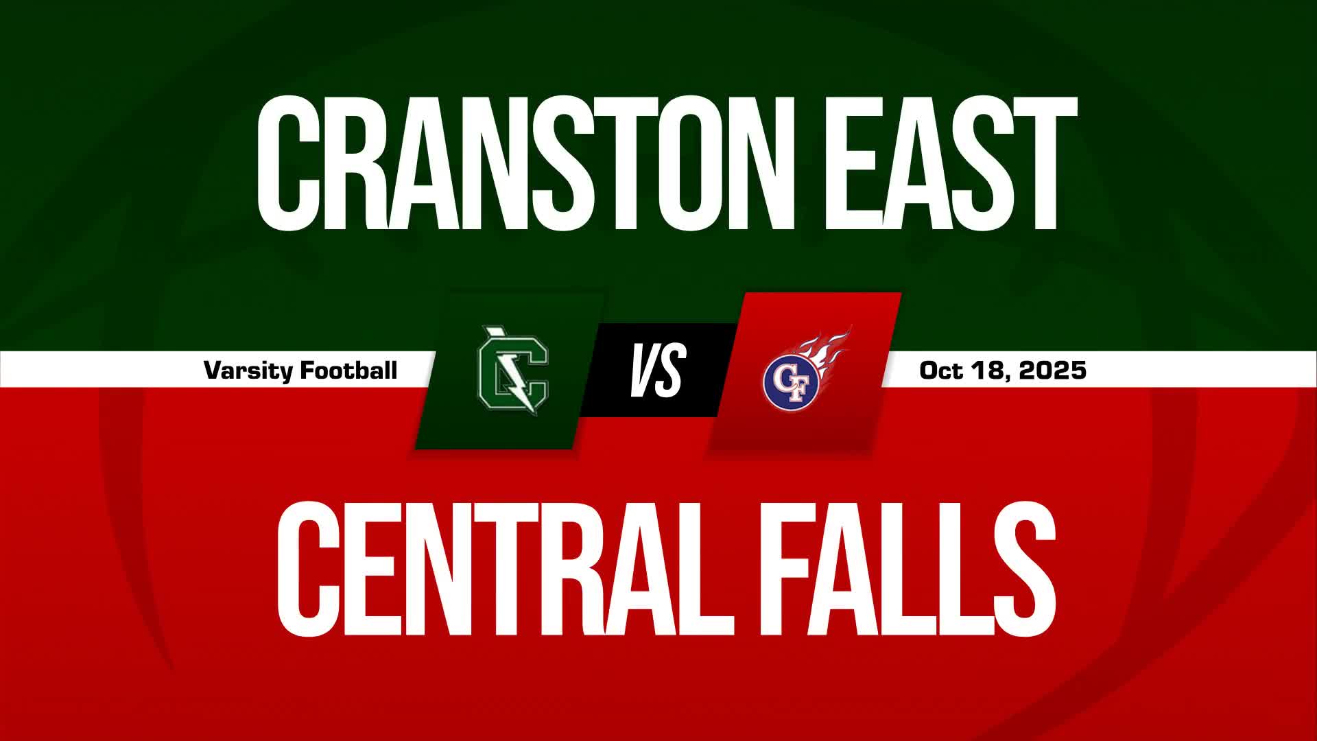 Football Game Preview: Cranston East Thunderbolts vs. East Greenwich Avengers