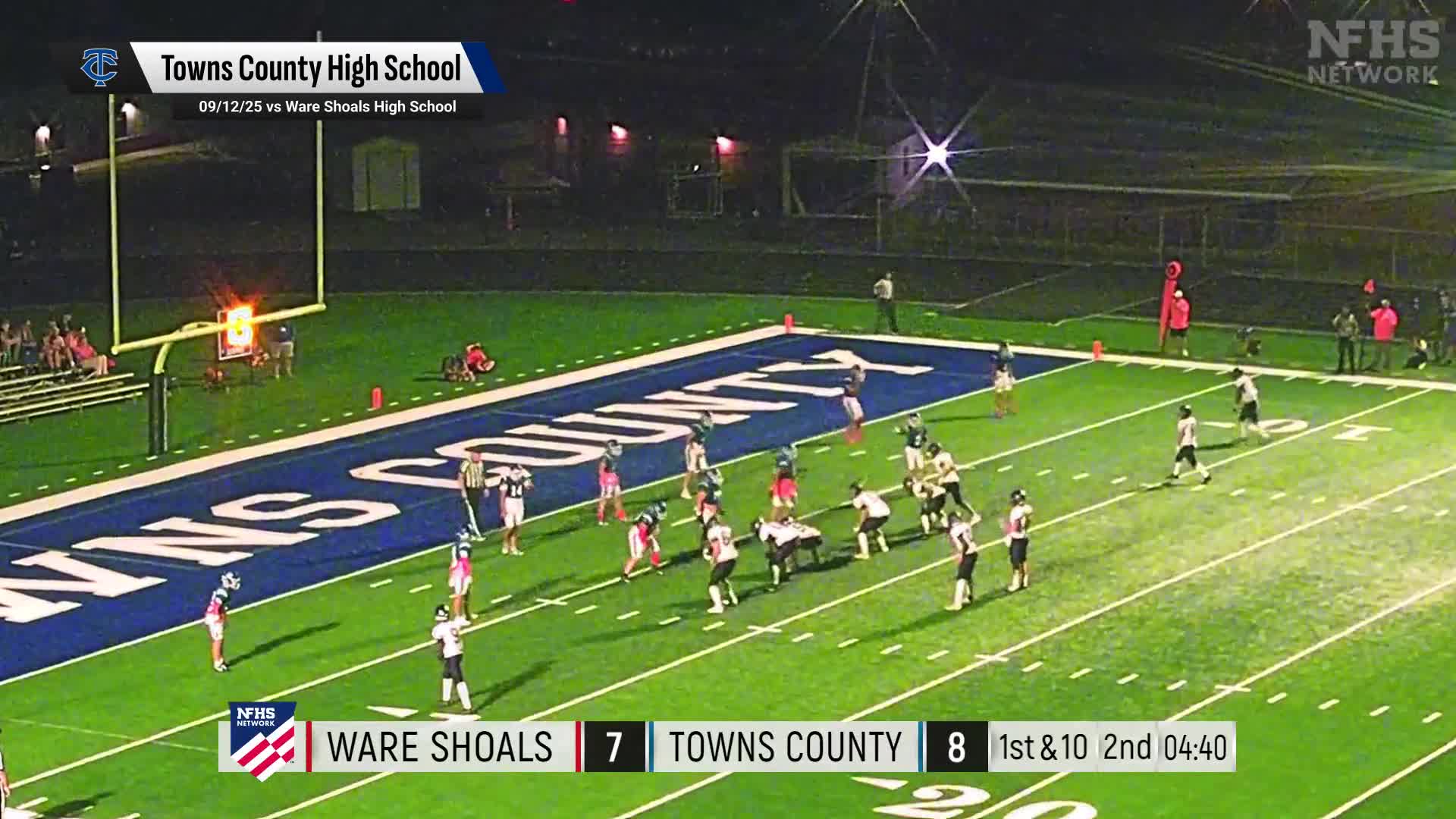 Football Recap: Towns County Skates Past Rock Springs Christian Academy with Ease + How To Watch