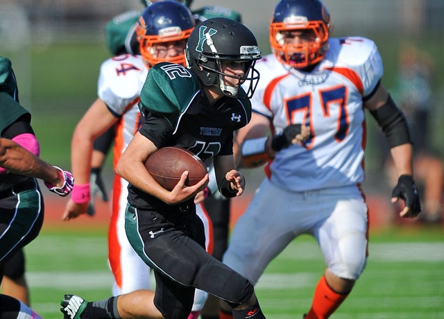 Ryan Baker has Yorktown football on the move this fall after helping the Huskers win a state boys lacrosse title last spring.