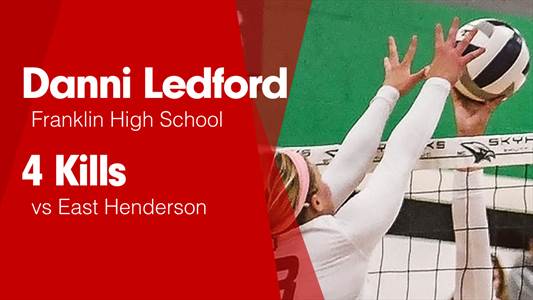 Danni Ledford Game Report: @ North Henderson