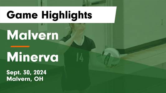 Volleyball Recap: Minerva Wins Going Away Against Malvern
