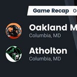 Football Game Recap: Atholton Raiders vs. Hammond Golden Bears