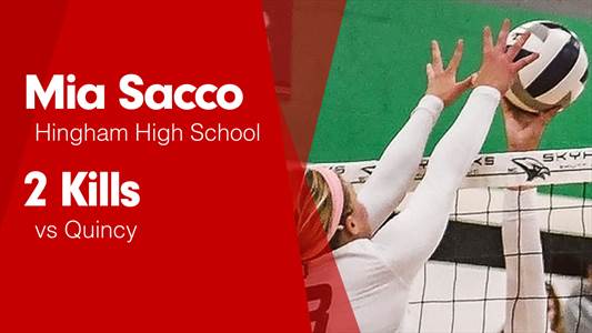 Mia Sacco Game Report: vs Whitman-Hanson Regional