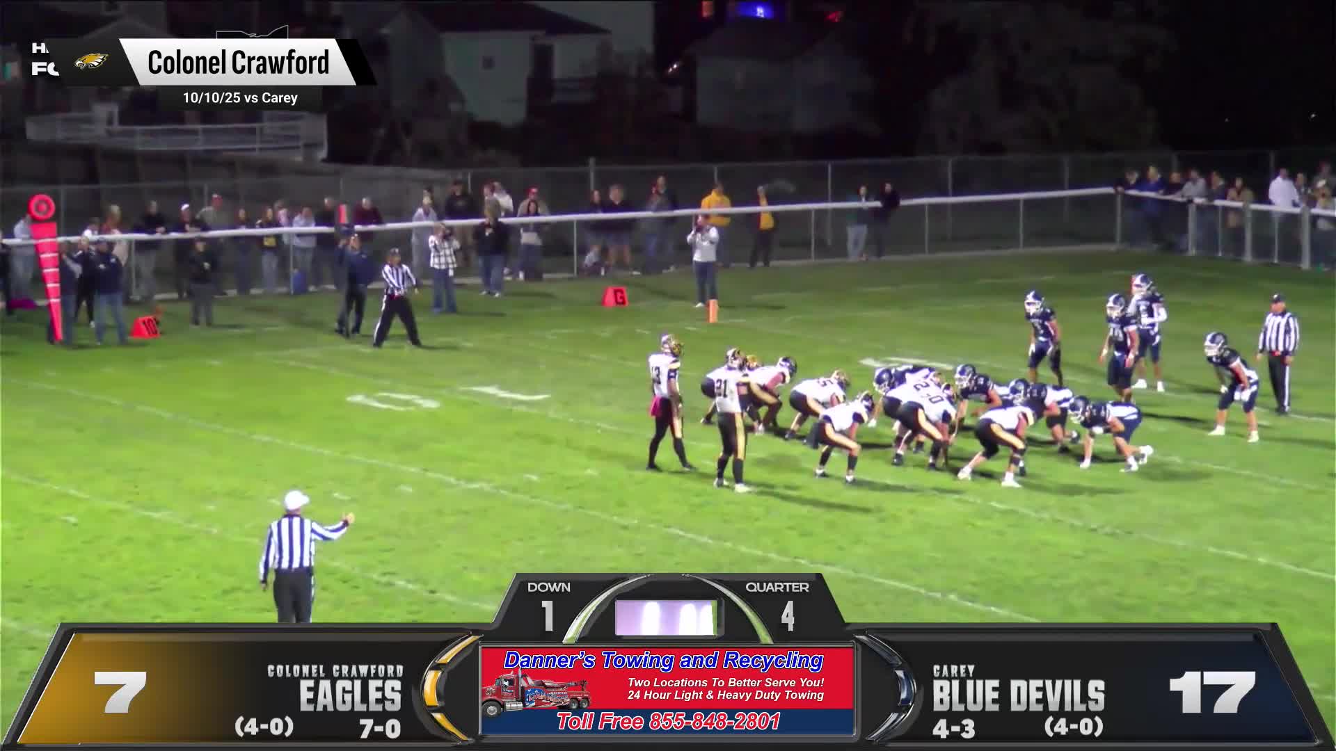 Football Recap: Colonel Crawford Takes Down West Jefferson in a Playoff Battle + How To Watch