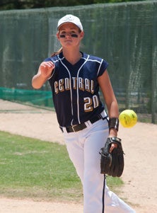 Chelsea Wilkinson is back in thepitching circle for Alexander Central.